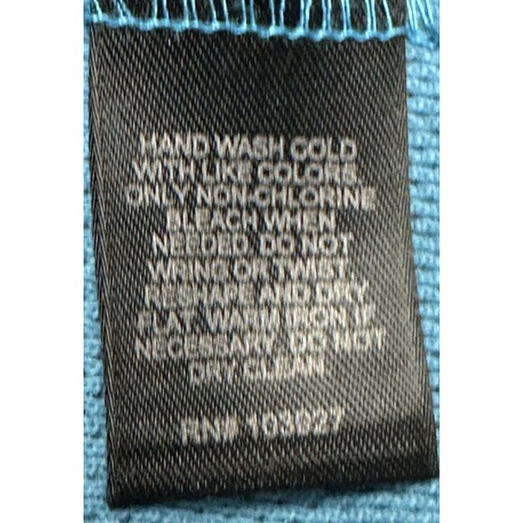 Marc Jacobs women size small Y2K puff short sleeve blue polo top cotton blouse - Picture 10 of 11